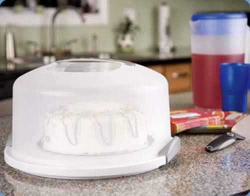 imageSTERILITE 2008004 White Pack of 2 Server Fits all cake sizes Clear
