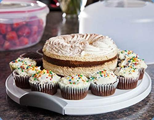 imageSTERILITE 2008004 White Pack of 2 Server Fits all cake sizes Clear