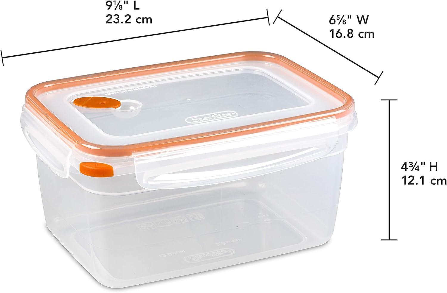 imageSterilite 03221106 83 Cups Rectangle UltraSeal Container 6PK12 Cup