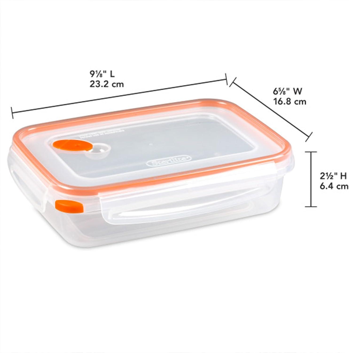 imageSterilite 03221106 83 Cups Rectangle UltraSeal Container 6PK58 Cup