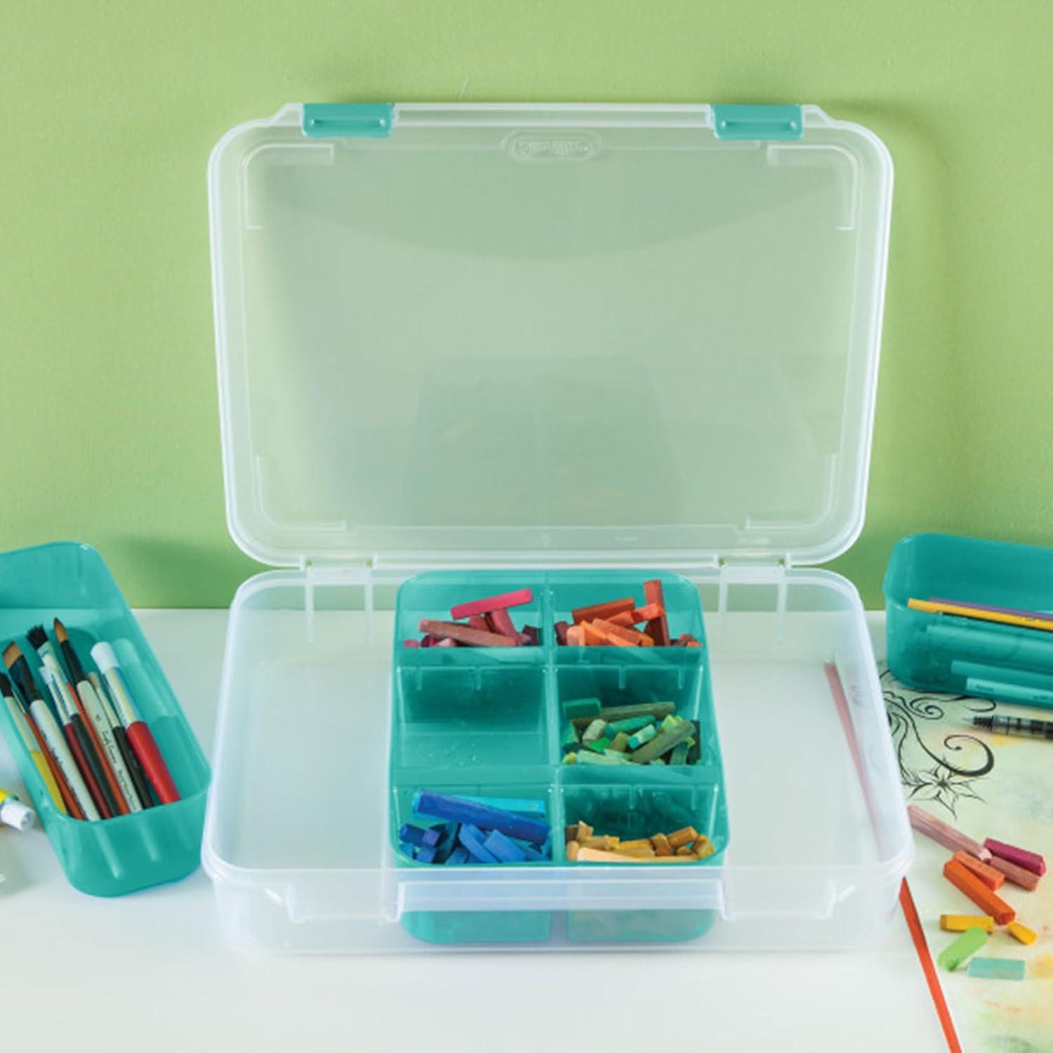imageSterilite 14028606 Divided Storage Case for Crafting and Hardware6 Pack