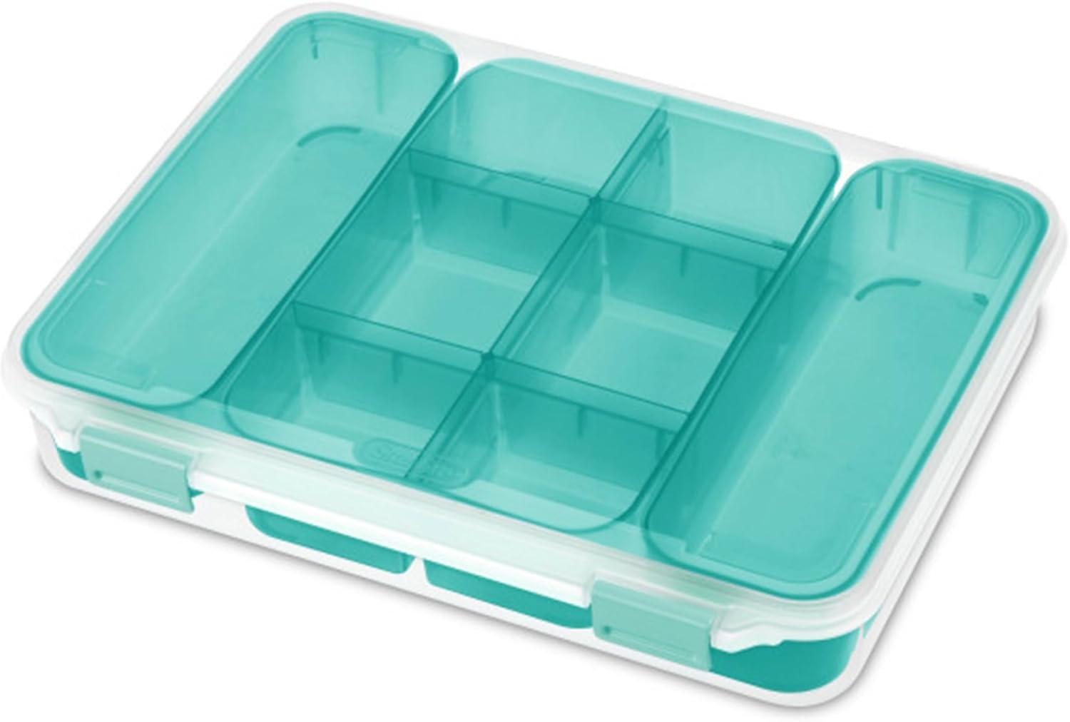 imageSterilite 14028606 Divided Storage Case for Crafting and Hardware6 Pack
