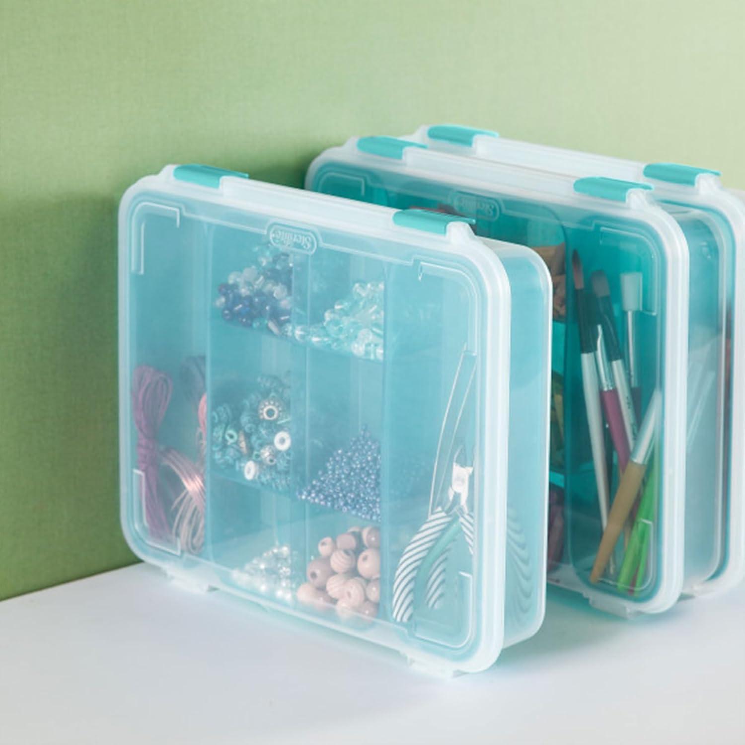imageSterilite 14028606 Divided Storage Case for Crafting and Hardware6 Pack