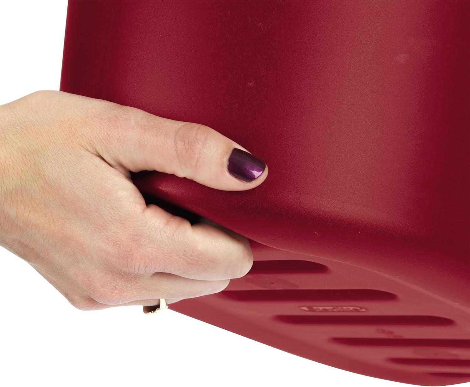 imageSterilite 175 Qt Mop Bucket with Handle and Wringer Ideal for Household Cleaning and Mopping 2 Spouts to Easily Pour Water Red 4Pack