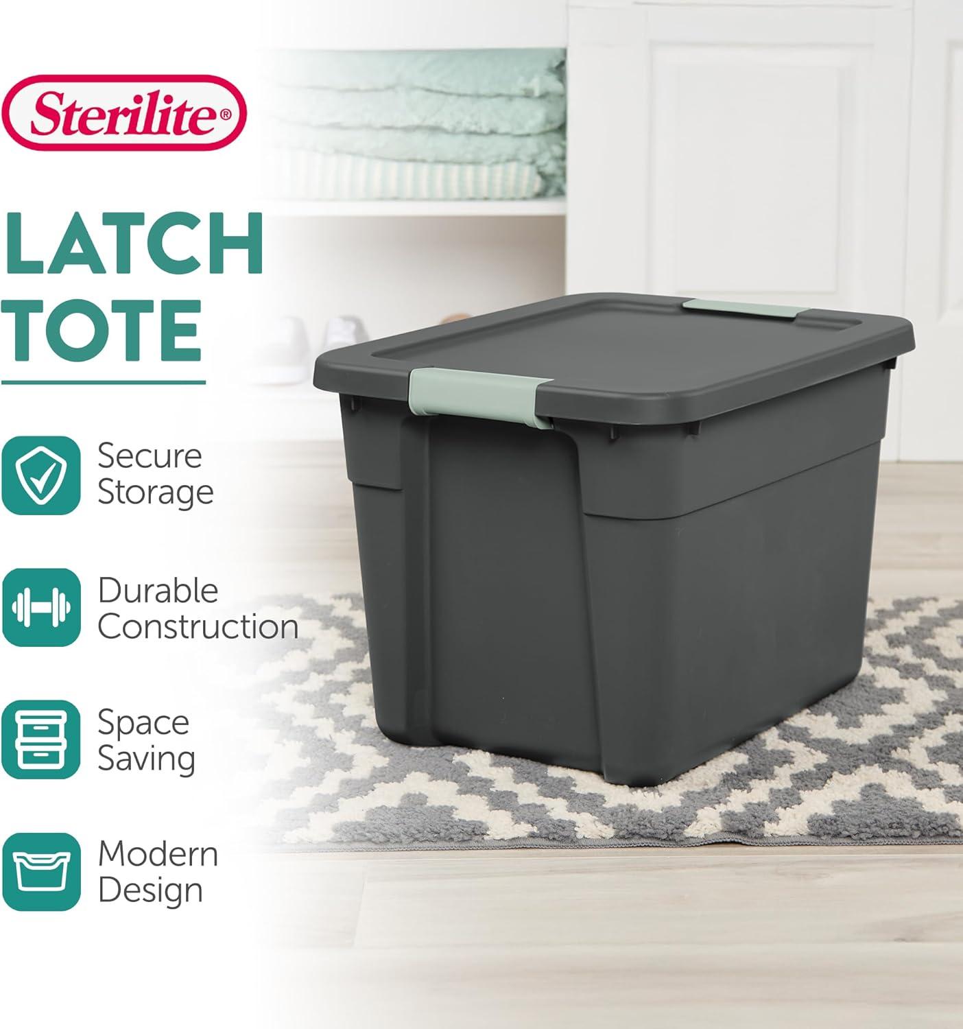 Sterilite 20 Gallon Latching Tote