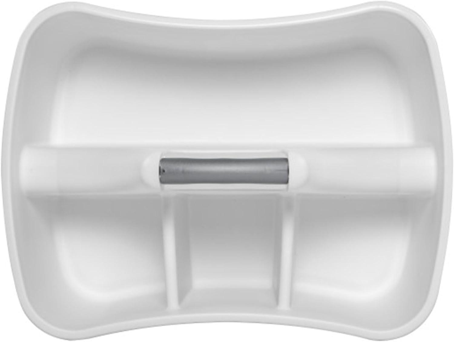 imageSterilite 6 Pack Divided Ultra Caddy Plastic Portable Storage to Hold Bathroom and Cleaning Supplies White 5 Large Compartment Organizer18 Pack
