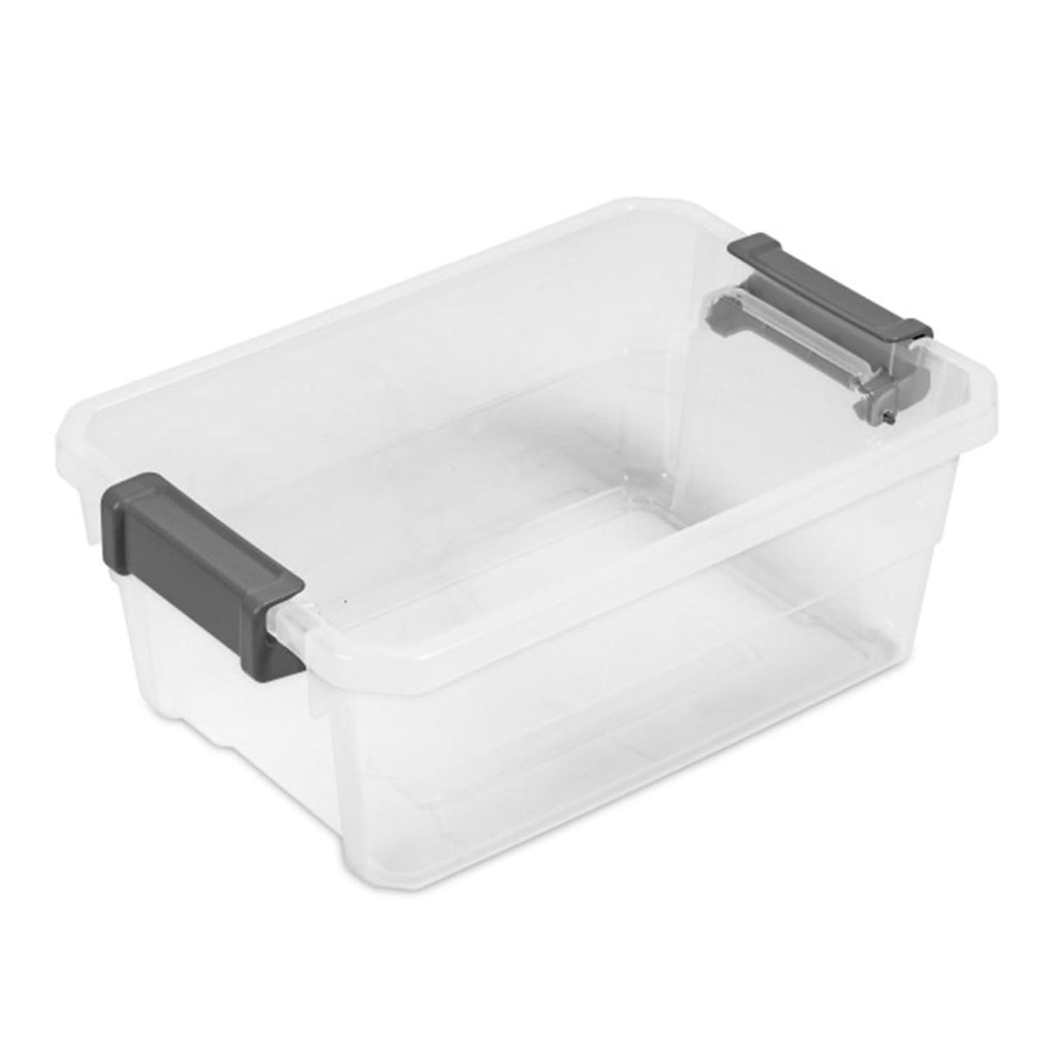 imageSterilite Box Stacker Modular Clear 16QT 14723V0616 Quart