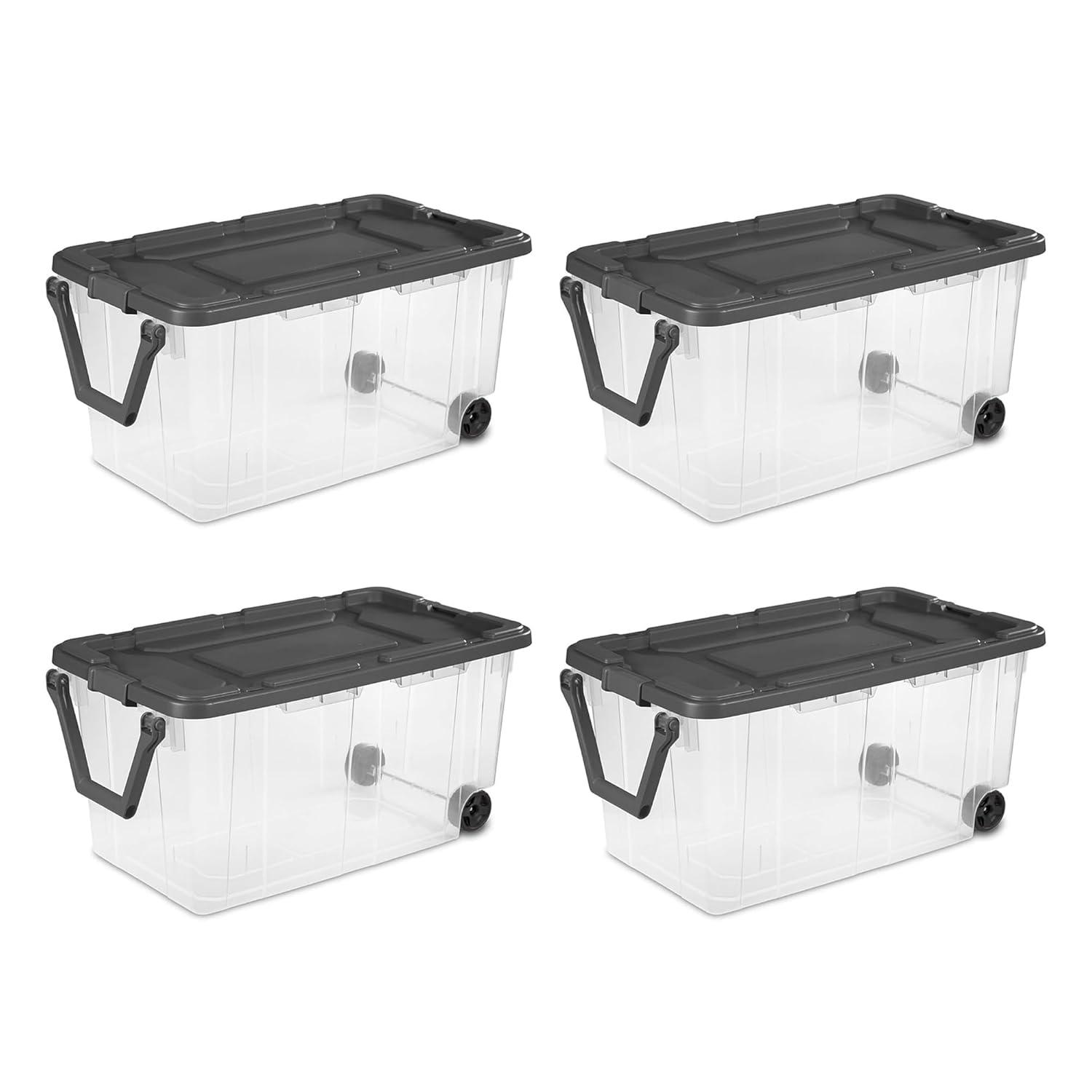 imageSterilite Box Stacker Modular Clear 16QT 14723V06160 Quart
