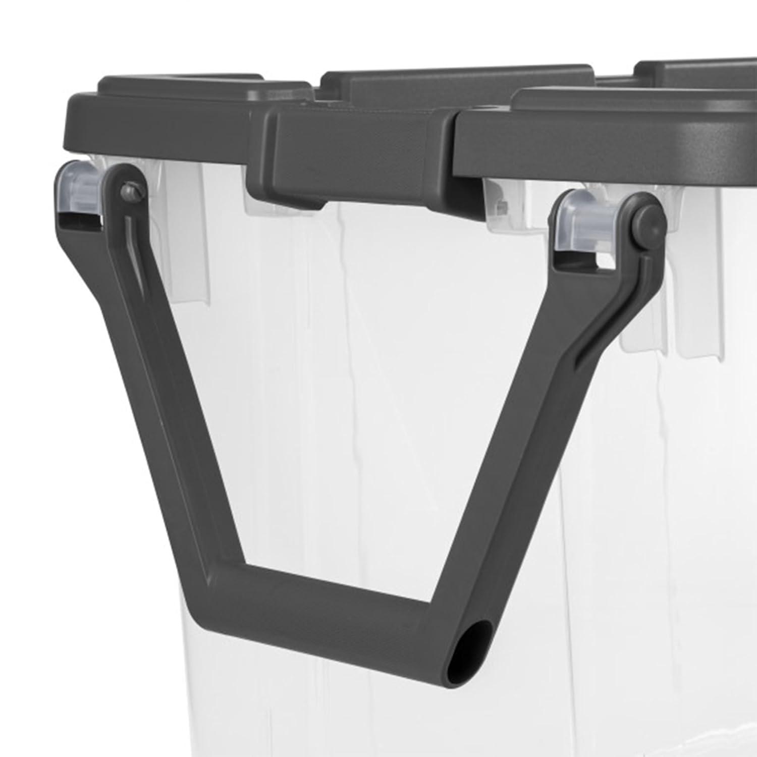 imageSterilite Box Stacker Modular Clear 16QT 14723V06160 Quart
