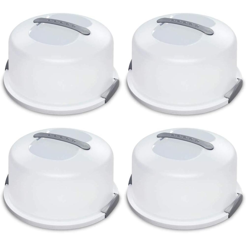 imageSTERILITE 2008004 White Pack of 2 Server Fits all cake sizes Clear