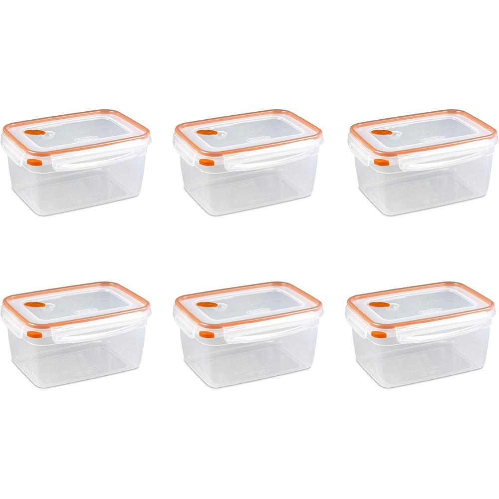 imageSterilite 03221106 83 Cups Rectangle UltraSeal Container 6PK12 Cup
