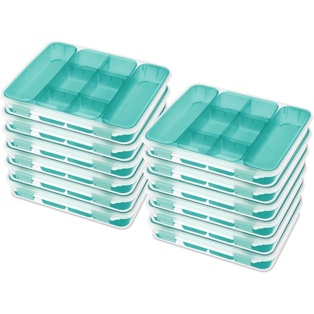 imageSterilite 14028606 Divided Storage Case for Crafting and Hardware12 Pack