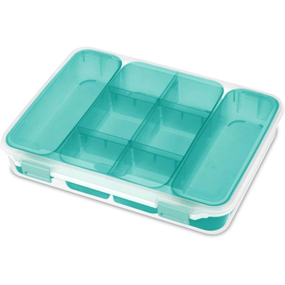 imageSterilite 14028606 Divided Storage Case for Crafting and Hardware18 Pack