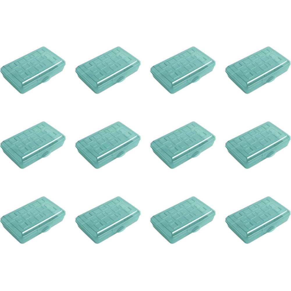 imageSterilite 17226W12 Box Pack of 12 Molokai Blue Tint 12 Pack