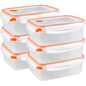 Sterilite 03221106 8.3 Cups Rectangle Ultra-Seal™ Container 6PK(8.3 Cup)