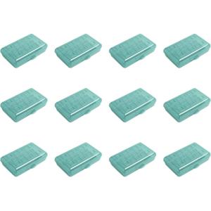Sterilite 17226W12 Box, Pack of 12, Molokai Blue Tint, 12 Pack