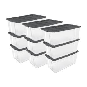 Sterilite Box Stacker Modular Clear 16QT 14723V06(100 Quart)