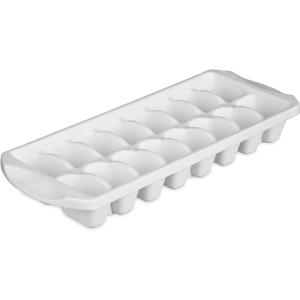 Sterilite Stacking Ice Cube Tray, Save Space and Stack Trays in Freezer – White, 12-Pack(1)