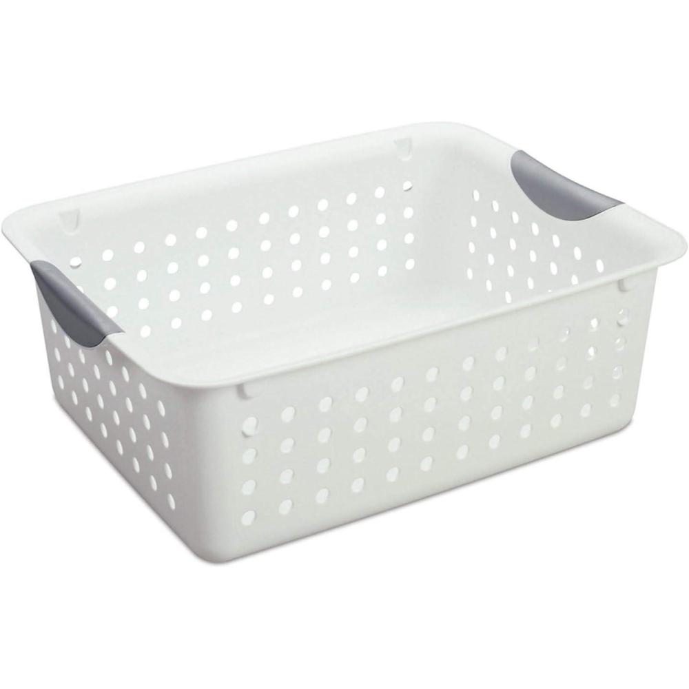 imageSterilite Medium Plastic Storage Container 6 Pack and Small Plastic Storage Container 12 Pack