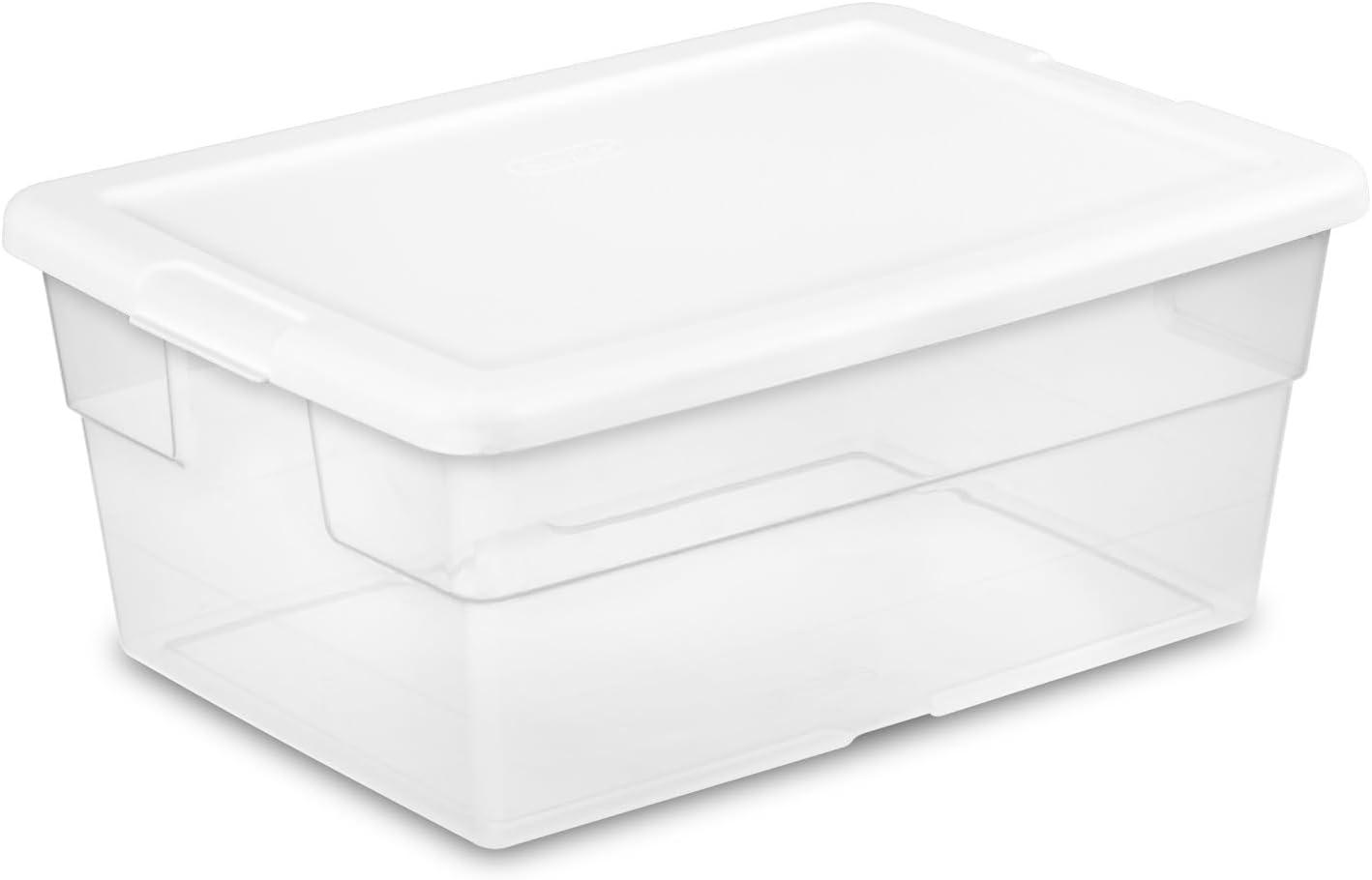 imageSTERILITE 16 Qt15 L Storage Box White 12 Pack 1644