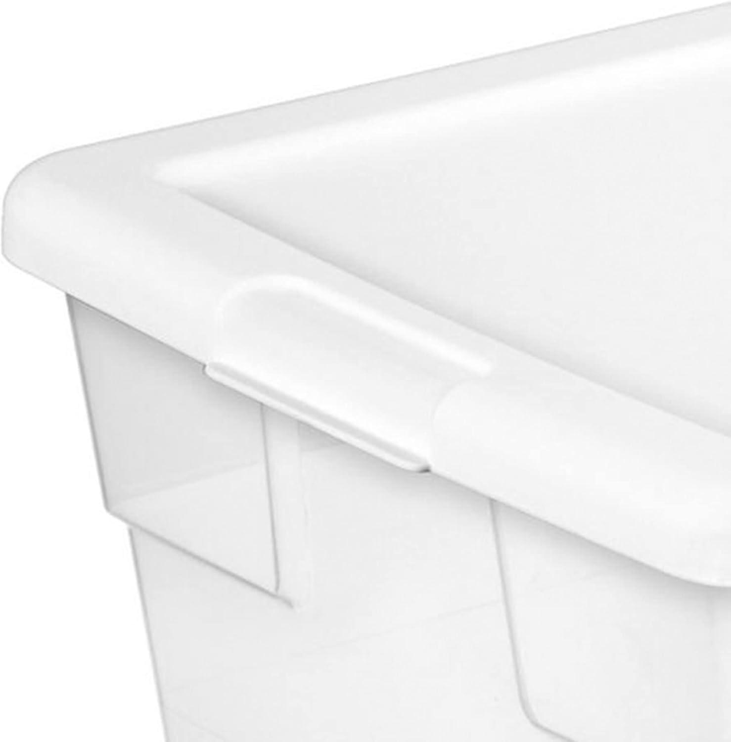 imageSterilite 36Pack 16 Quart Storage Box Stackable Clear Plastic Bins with SnapOn Lids HeavyDuty Organizing Containers for Closet Bathroom and Office1