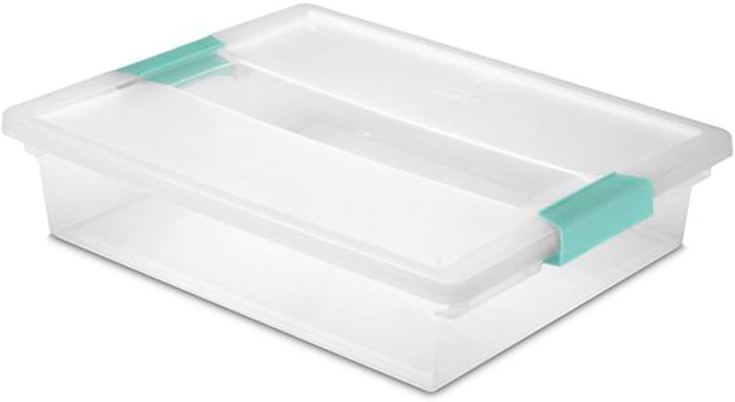 image:imageSterilite Large Clip 6 Pack amp Small Clip 6 Pack Clear Plastic Storage Organizer Tote Container Bin Box for Home Office Organization and Storage