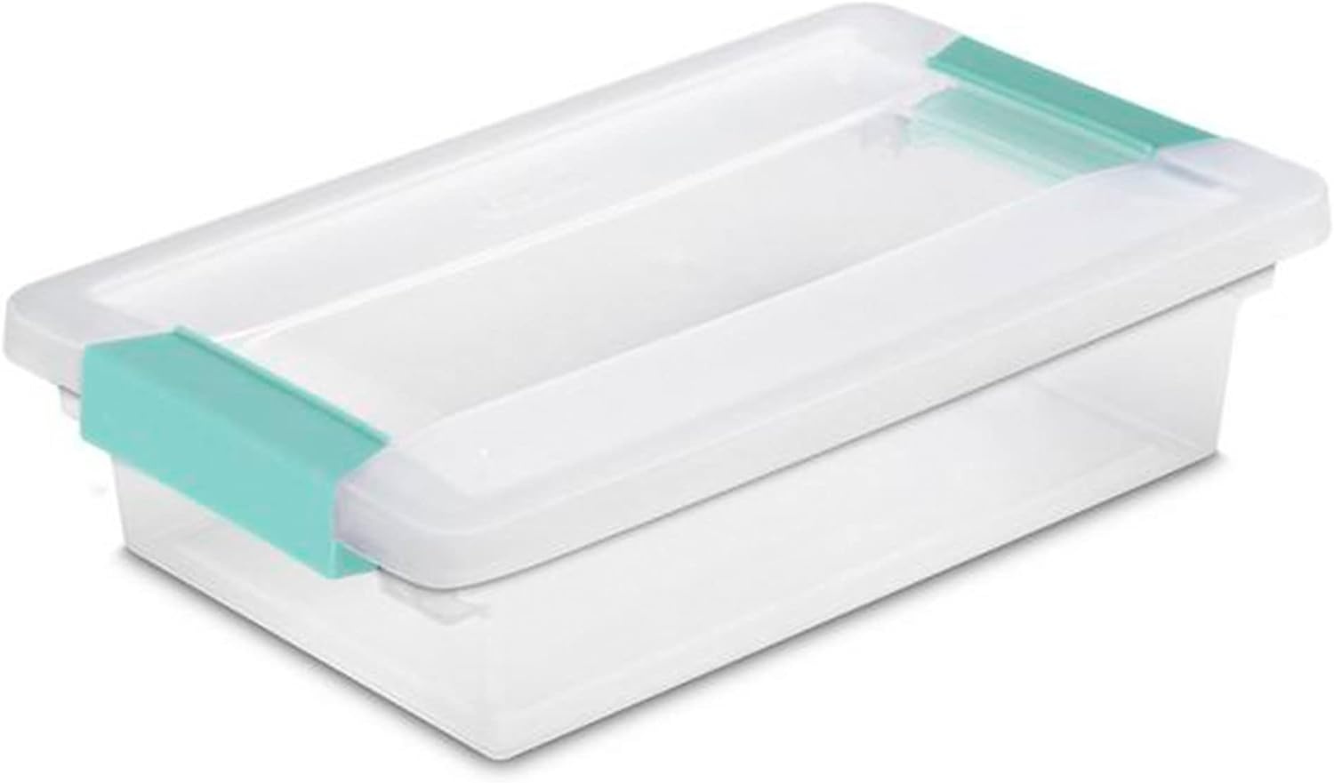 image:imageSterilite Large Clip 6 Pack amp Small Clip 6 Pack Clear Plastic Storage Organizer Tote Container Bin Box for Home Office Organization and Storage
