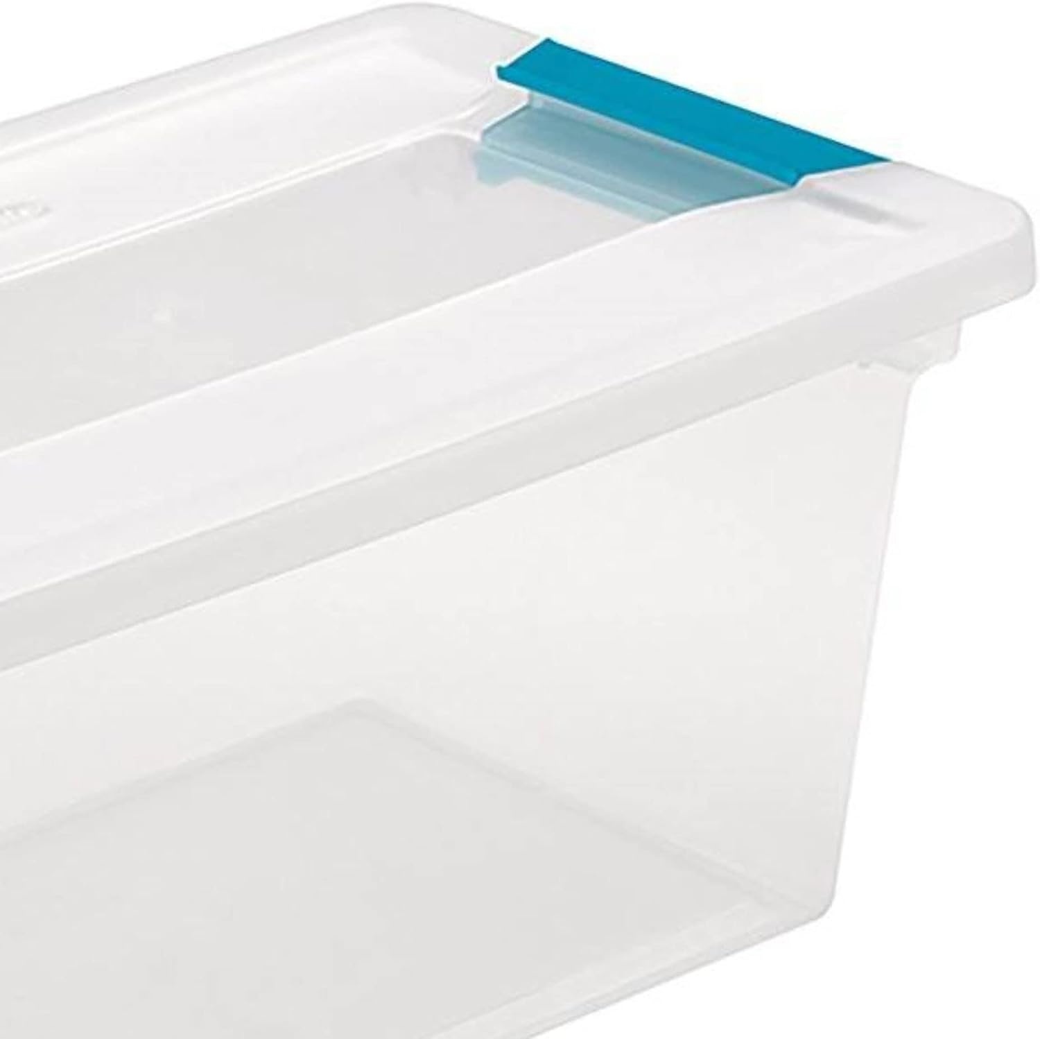 image:imageSterilite Medium Clear Multipurpose Plastic Storage Tote 8 Pack and Large Clear Multipurpose Plastic Storage Tote 8 Pack for Home Organization