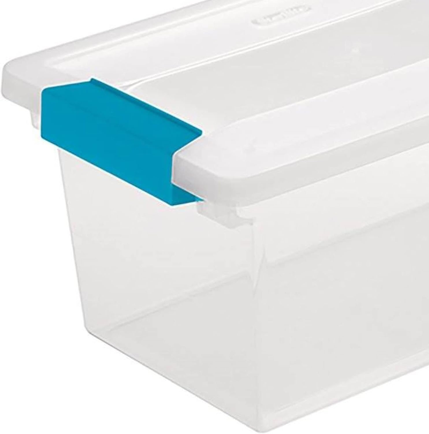image:imageSterilite Medium Clear Multipurpose Plastic Storage Tote 8 Pack and Large Clear Multipurpose Plastic Storage Tote 8 Pack for Home Organization