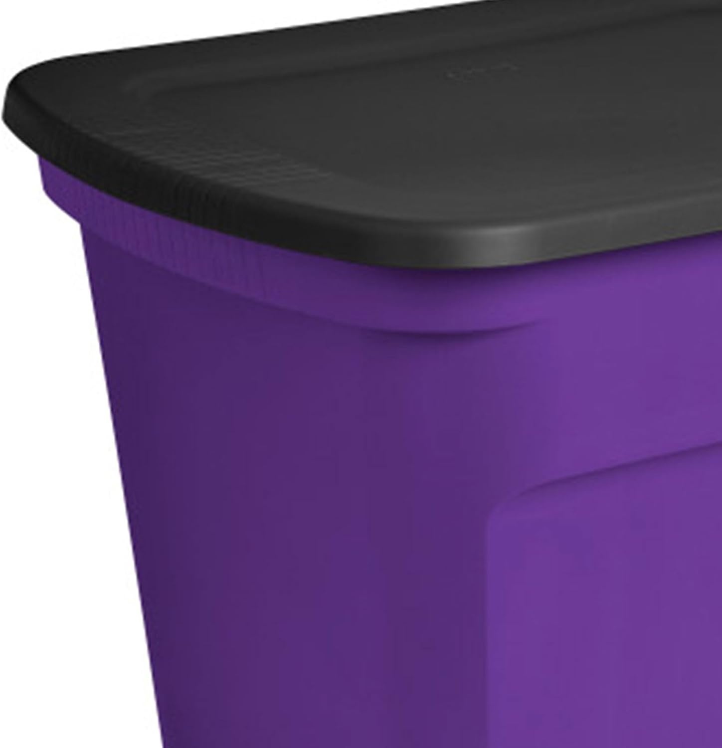 image:imageSterilite Tote Plastic Storage Bins with Snap Lids 18 Gallon 8Pack8