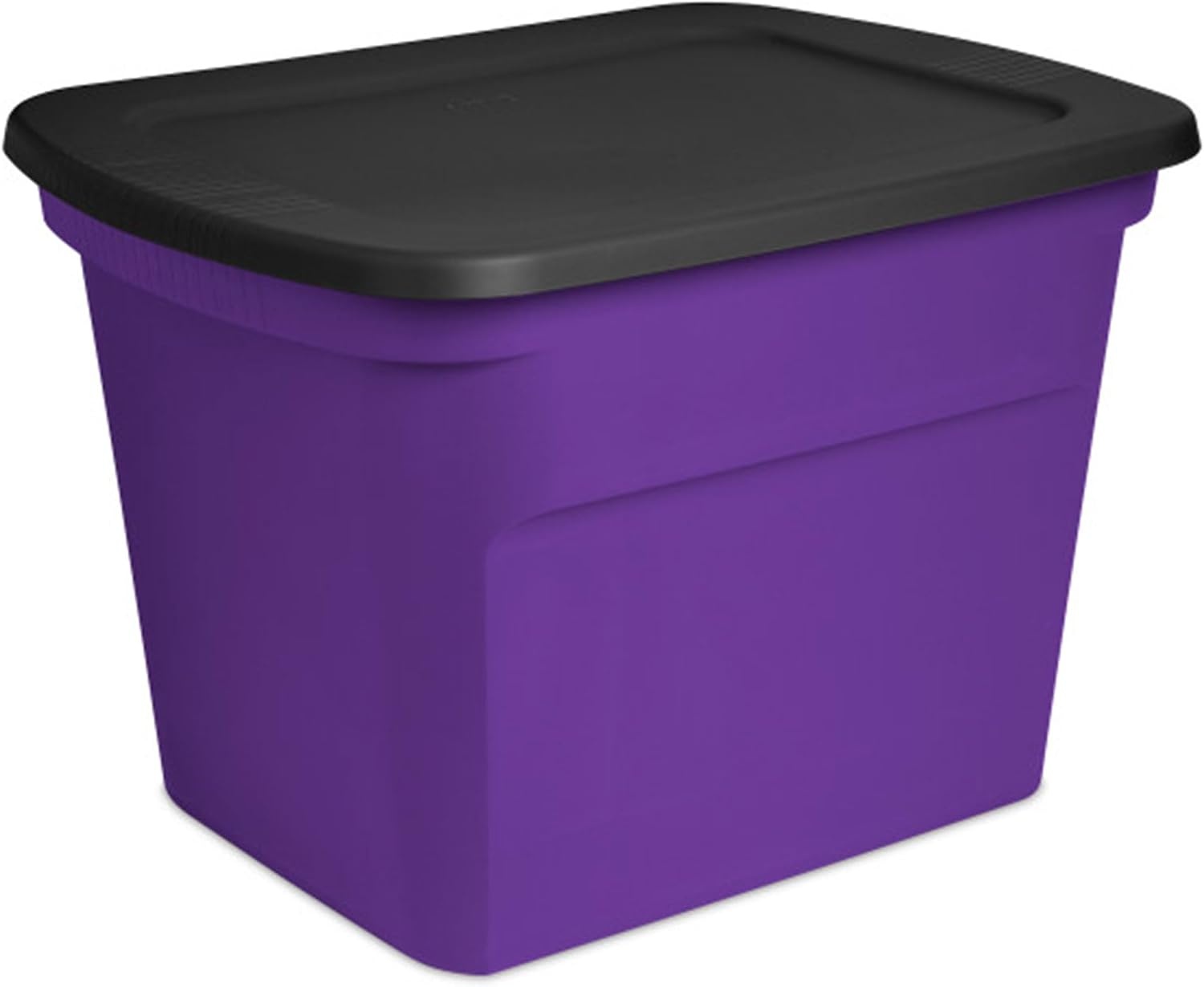 image:imageSterilite Tote Plastic Storage Bins with Snap Lids 18 Gallon 8Pack8